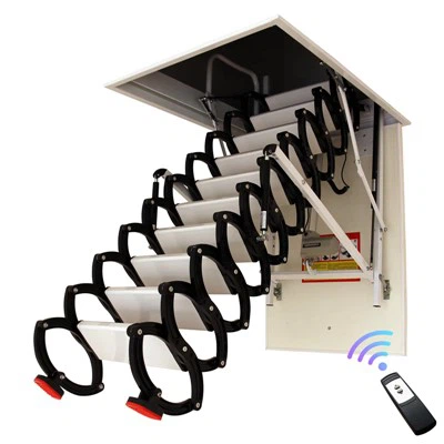 Sähköinen sisäänvedettävä portaat